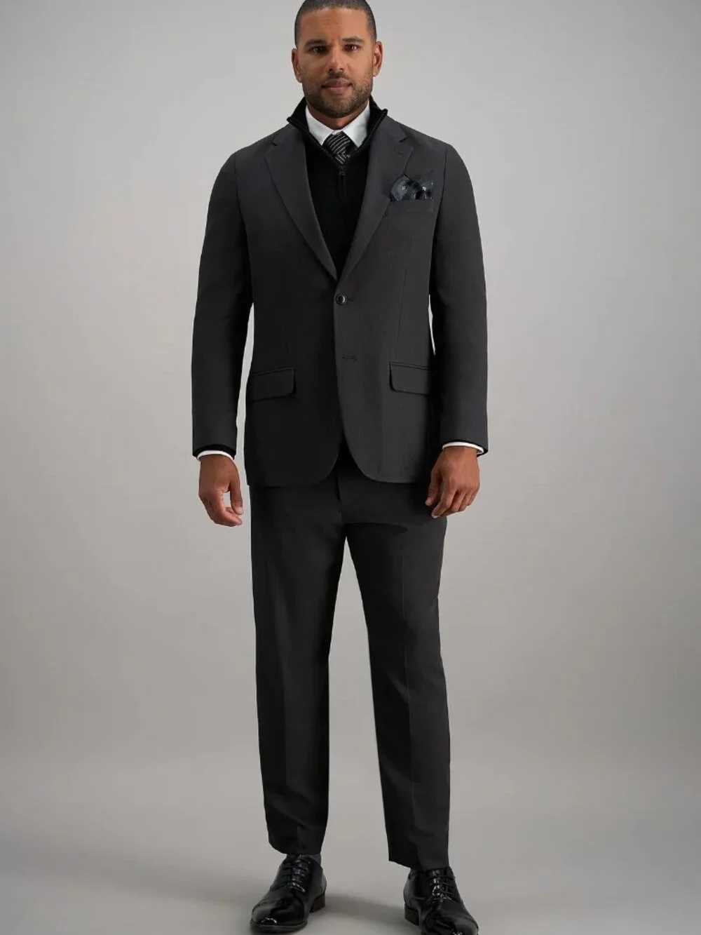 Haggar Smart Wash Suit Jacket and Pants, Men's Wearhouse - Picture 2 of 7